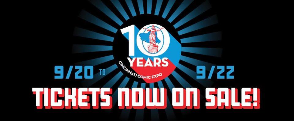 Cincinnati Comic Expo 10th Anniversary Banner