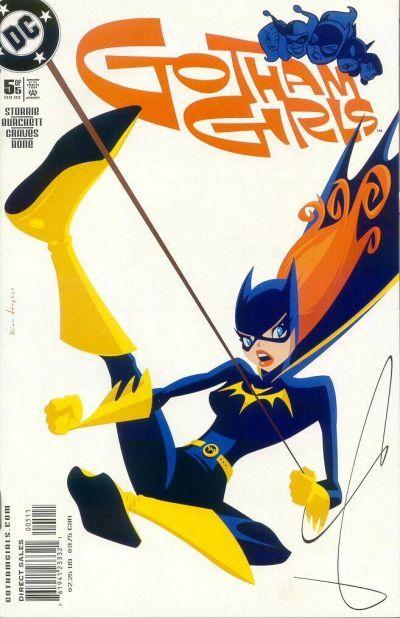 Gotham Girls #5 Batgirl swings on her bat-line